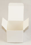 10 Pack of White 5cm Square Cube Card Gift Box - Folding Packaging Small rectangle/square Boxes for Wedding Jewelry Gift Party Favor Model Candy Chocolate Soap Box