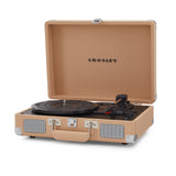 Crosley Cruiser Bluetooth Portable Turntable - Light Tan + Crosley SOHO Stand Bundle