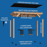 Backyard Discovery Saxony Grill/BBQ XL Gazebo