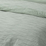 Vintage Design Homewares Malvern Sage Cotton Quilt Cover Set Double