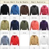 Adult Unisex Zip Plain Fleece Hoodie Hooded Jacket Mens Sweatshirt Jumper XS-8XL, Black, L