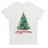 New Funny Adult Xmas Christmas T Shirt Tee Mens Womens 100% Cotton Jolly Ugly, Tree (White), L