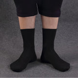 10 Pairs Men's Women's Cotton Breathable Crew Length Socks Work Business Cushion, Dark Grey