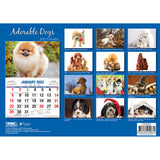 Adorable Dogs ƒ?? 2023 Rectangle Wall Calendar 16 Months Planner New Year Gift