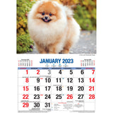Adorable Dogs ƒ?? 2023 Rectangle Wall Calendar 16 Months Planner New Year Gift