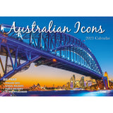 Australian Icons ƒ?? 2023 Rectangle Wall Calendar 16 Months Planner New Year Gift