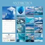 Antarctica - 2024 Square Wall Calendar 16 Months Planner Christmas New Year Gift