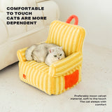 Washable Pet Cat Dog Puppy Sofa Plush Warm Couch Removable Cover Cat Bed Sofa