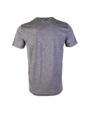 Lardini Blended Wool Grey T-Shirt with Flower Embroidery L Men