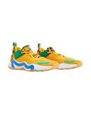Durable and Comfortable Yellow Basketball Shoes - 9.5 US