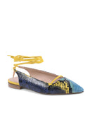 Python Pointed Toe Slingback with Slave Laces - 37 EU