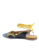 Python Pointed Toe Slingback with Slave Laces - 37 EU