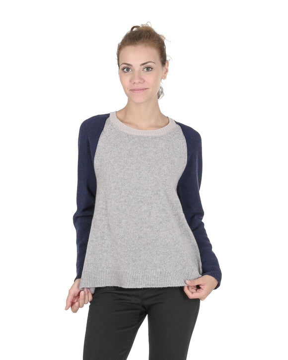 Premium Italian Cashmere Round Neck Sweater - 42 EU