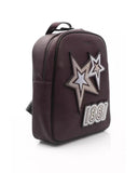 Zip Closure Backpack with Multiple Compartments and Logo One Size Women