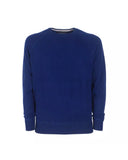 Pure Cashmere Raglan Crew Neck Sweater - Navy 48 IT Men