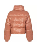 Polyamide Short Down Jacket with Zip Closure and Side Pockets 42 IT Women