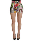 100% Authentic Dolce & Gabbana High Waist Hot Pants Shorts 36 IT Women