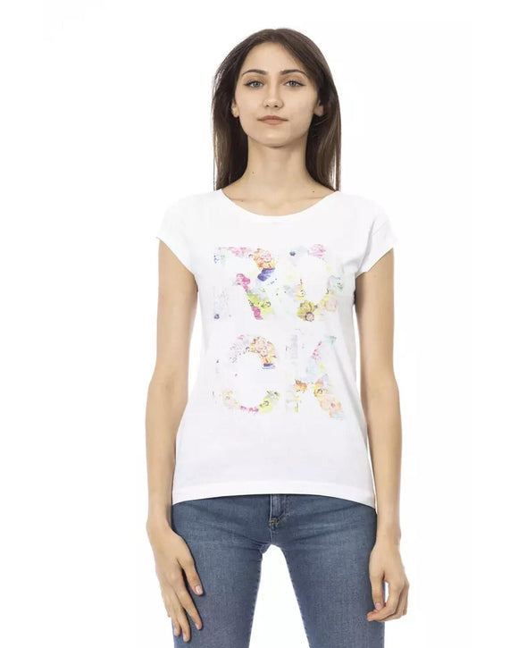 Printed Short Sleeve T-shirt L Women