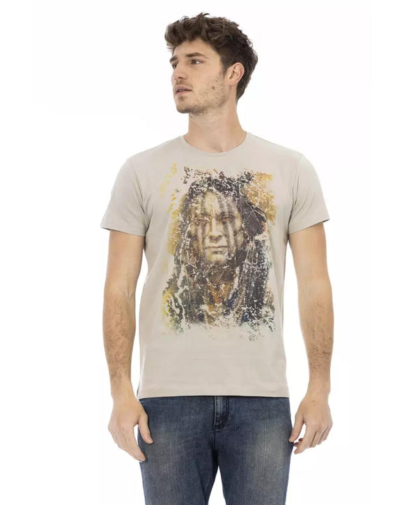 Printed Round Neck T-Shirt 3XL Men