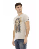 Printed Round Neck T-Shirt 3XL Men