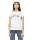 Short Sleeve T-shirt with Front Print L Women