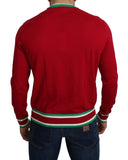 Pullover Sweater with Multicolor Motive - Dolce & Gabbana 46 IT Men