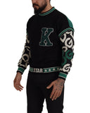 100% Authentic Dolce & Gabbana Crewneck Pullover Sweater with Logo Details XS Men