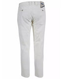 Zee Chino Trousers with Pleats and Five Pockets W32 US Men