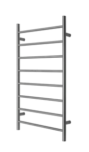 Premium Brushed Chrome Towel Rack - 8 Bars, Round Design, AU Standard, 1000x620mm Wide