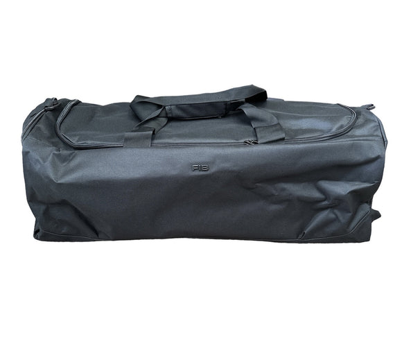 60L FIB Sports Duffle Bag Duffel Gym Canvas Travel Foldable - Black