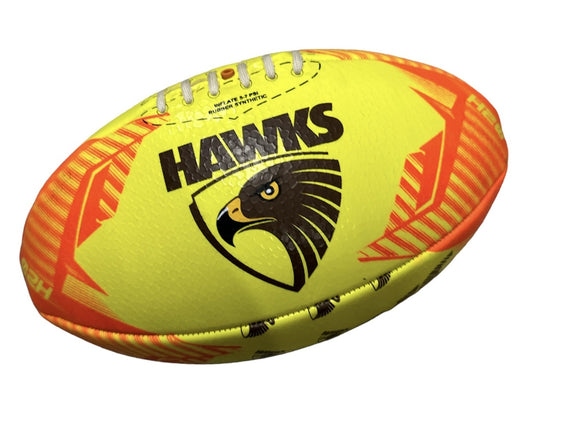 AFL Hyper H20 Football Ball - Hawthorn Hawks