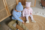 Ponchik Babies + Kids Bear Beanie Hat Warm Winter - Love - 3-12 Months