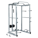 Power Rack Squat Cage Stands w Lat Pulldown Home Gym