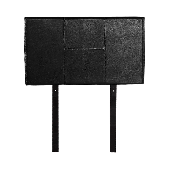 PU Leather Single Bed Headboard Bedhead - Black