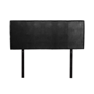 PU Leather Double Bed Headboard Bedhead - Black