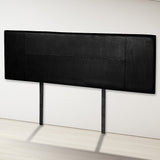 PU Leather King Bed Headboard Bedhead - Black