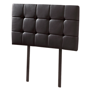 PU Leather Single Bed Deluxe Headboard Bedhead - Black