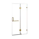 100 x 200cm Wall to Wall Frameless Shower Screen 10mm Glass By Della Francesca