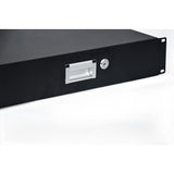 19" Rack Mount 2U Locking Drawer Pro Audio DJ Server Rack Lock Storage Cabinet