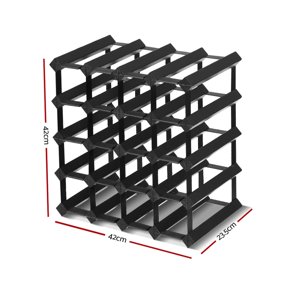 Wine Racks: Artiss Wine Rack 20 Bottle Black