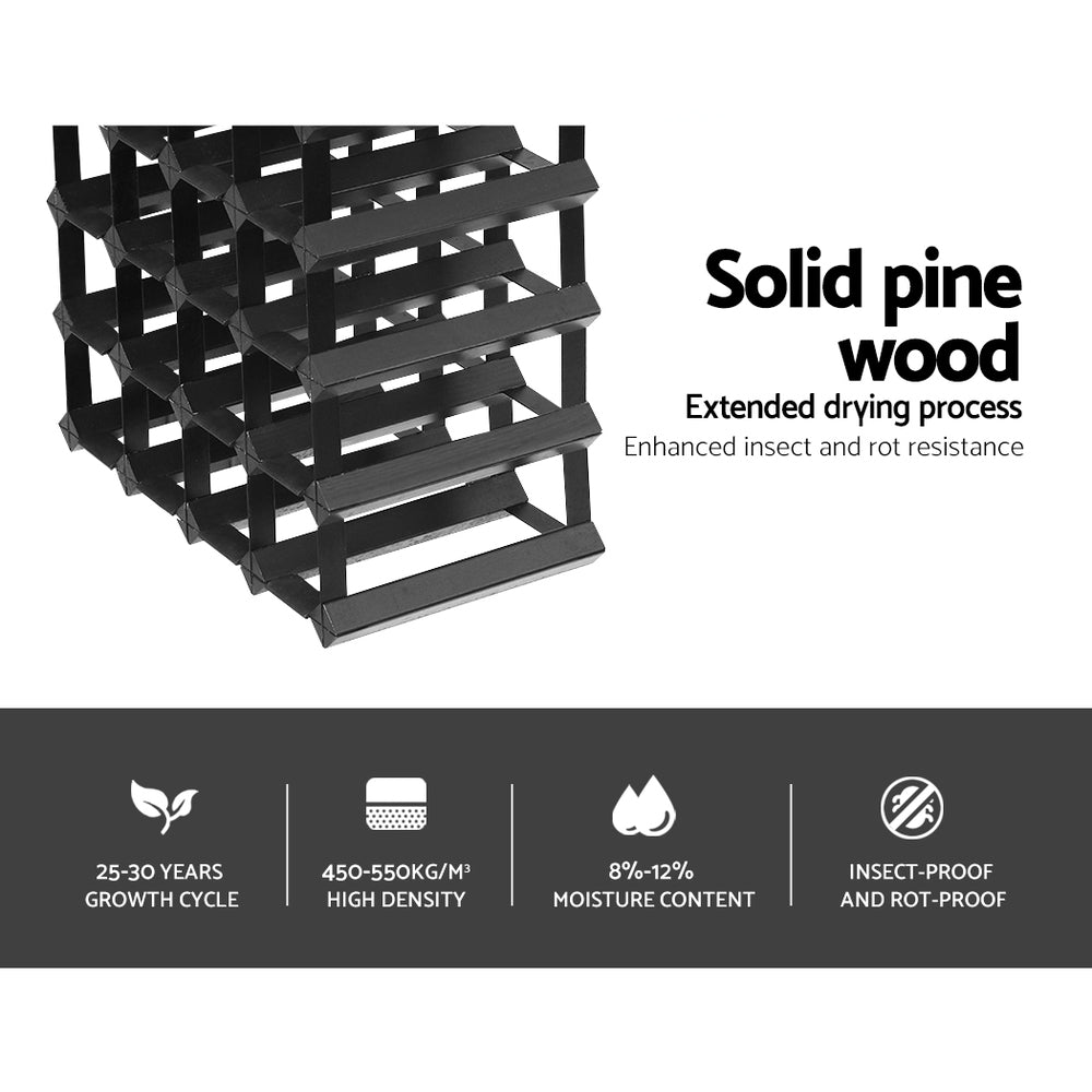 Wine Racks: Artiss Wine Rack 20 Bottle Black