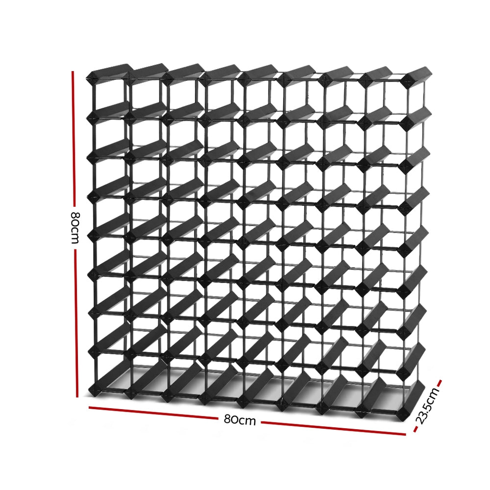 Wine Racks: Artiss Wine Rack 72 Bottle Black