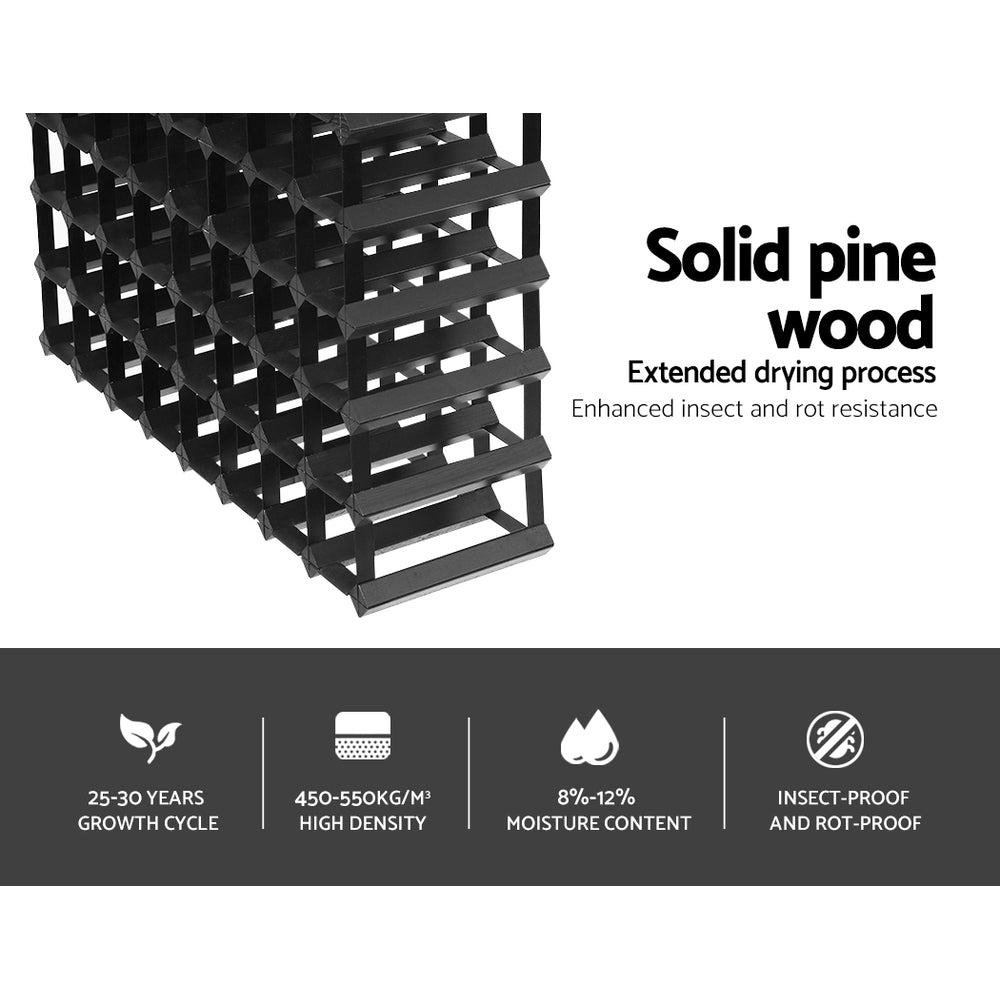 Wine Racks: Artiss Wine Rack 72 Bottle Black
