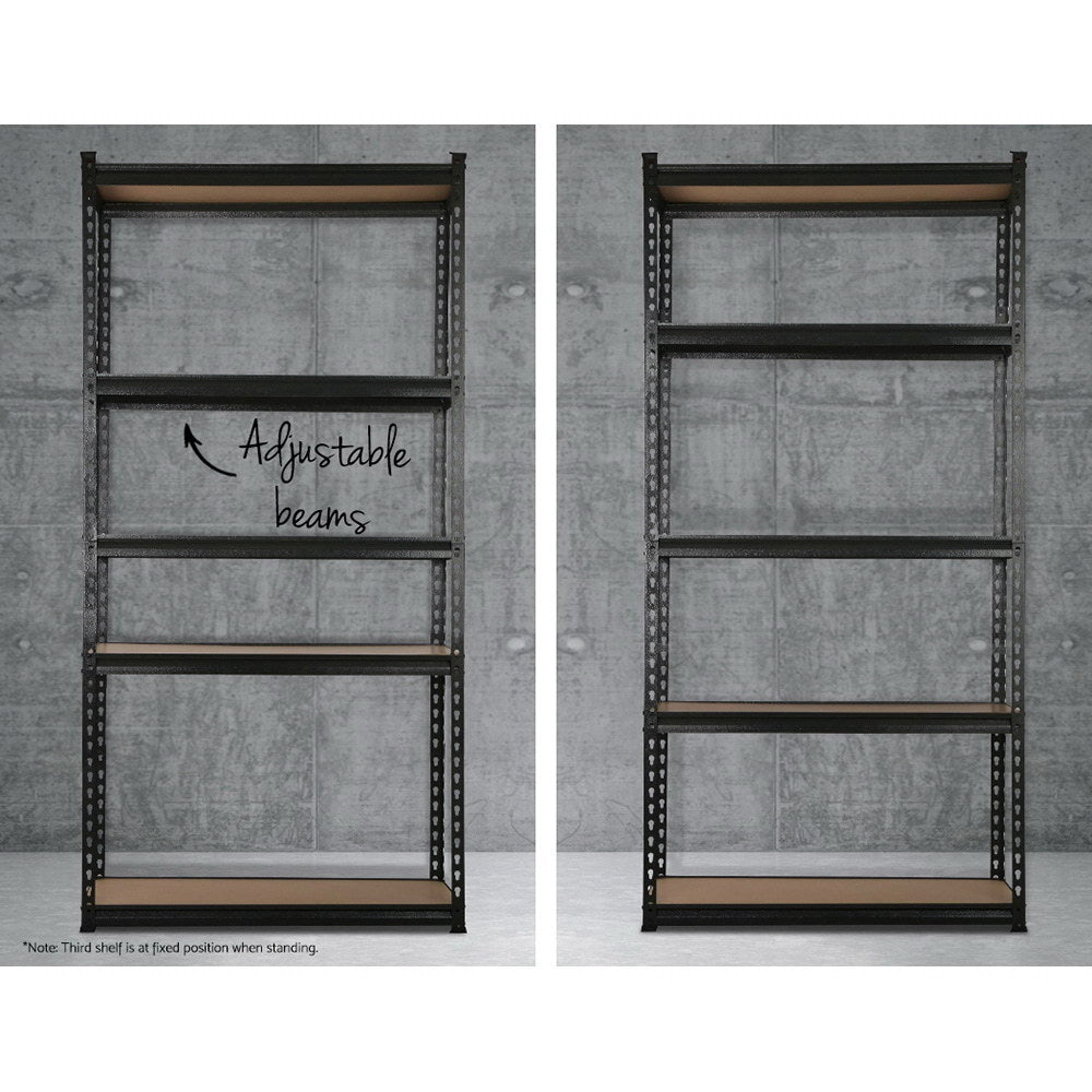 Wall Storage Racks: Giantz 1.8M Garage Shelving Warehouse Rack Pallet Racking Storage Shelf Charcoal