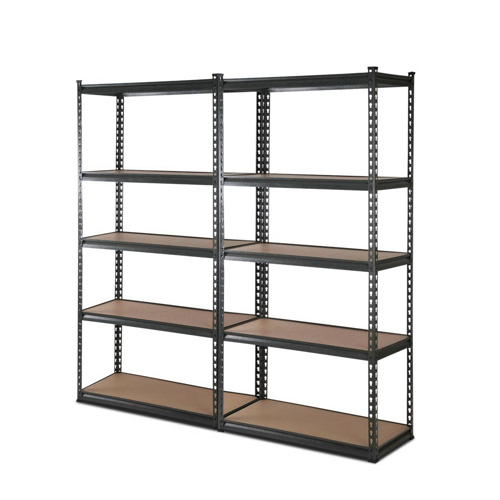 Wall Storage Racks: Giantz 2x1.8M Garage Shelving Warehouse Rack Pallet Racking Storage Charcoal