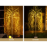 2.1M Christmas Tree 600 LED Solar Jingle Jollys